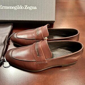 Zegna L'Asola Suede Loafers